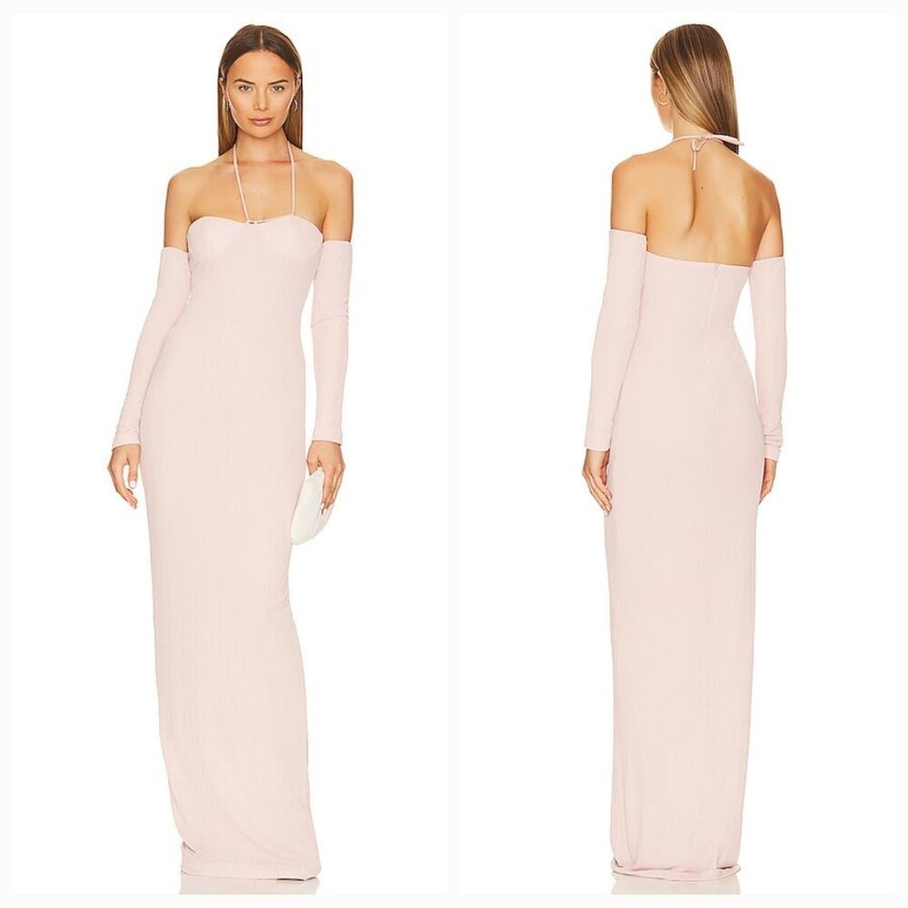 Ceren Ocak Knit Dress in Pink Large